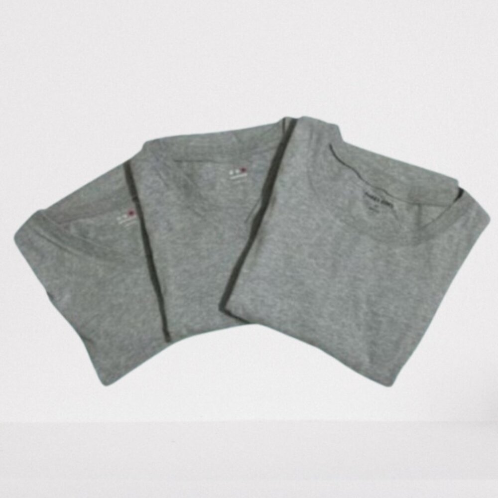 NWOT Lot of 3--THREE DOTS Men's Short Sleeve T-Shirts GRAY Size XXL